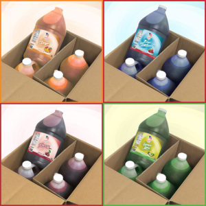 Slushee Mix – Assorted 4 Flavor Case